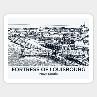 Fortress of Louisbourg - Nova Scotia Magnet